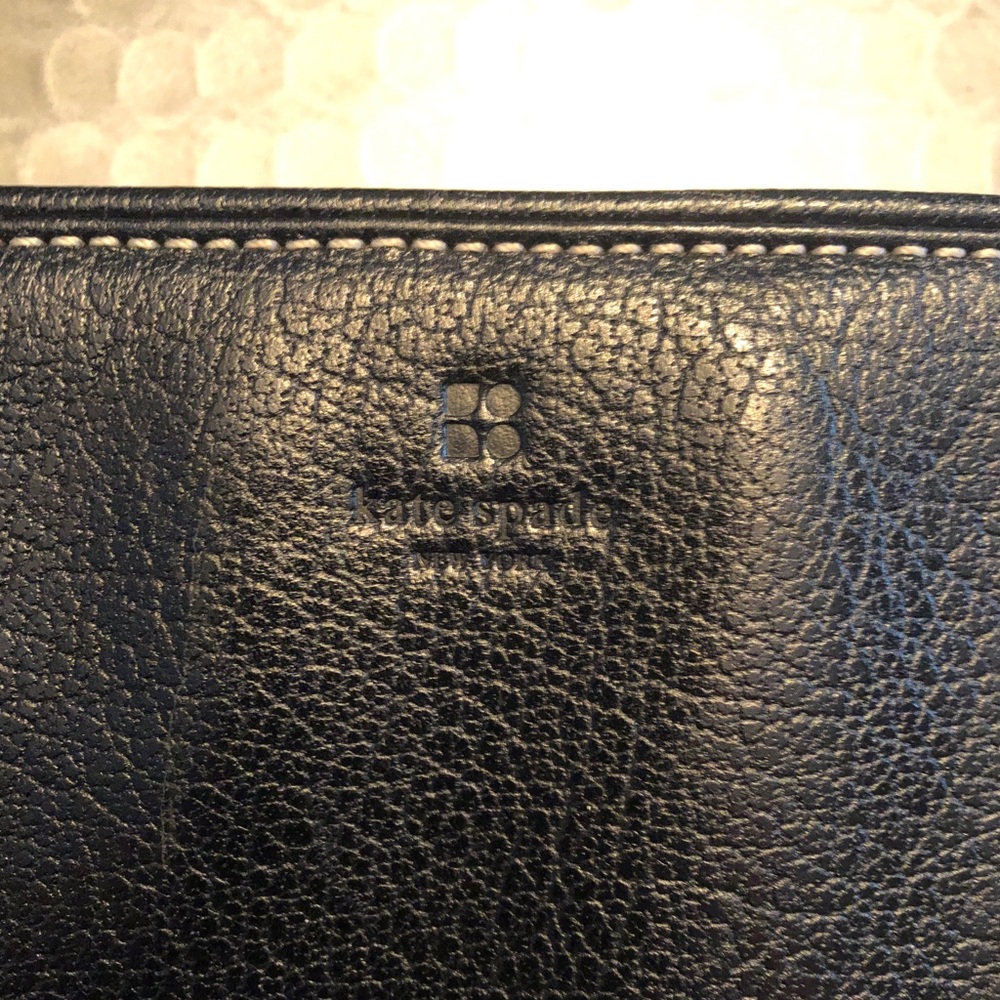Kate Spade tote.  Black leather bag barely used.